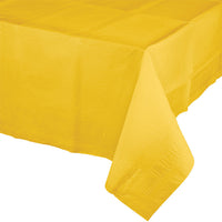 Bulk 6ct School Bus Yellow Paper Table Covers 54