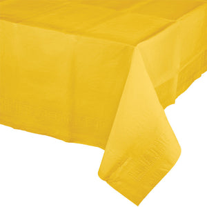 Bulk 6ct School Bus Yellow Paper Table Covers 54" x 108" 