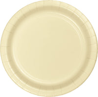 Bulk 240ct Ivory Paper 6.75 inch Dessert Plates 
