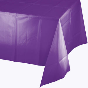 Amethyst Tablecover Plastic 54" X 108" by Creative Converting