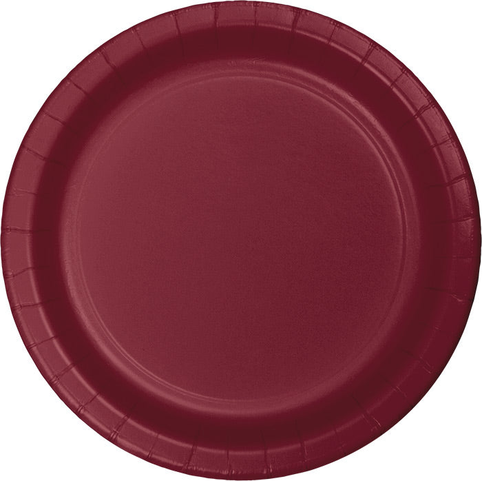 Burgundy Red Dessert Plates, 24 ct by Creative Converting