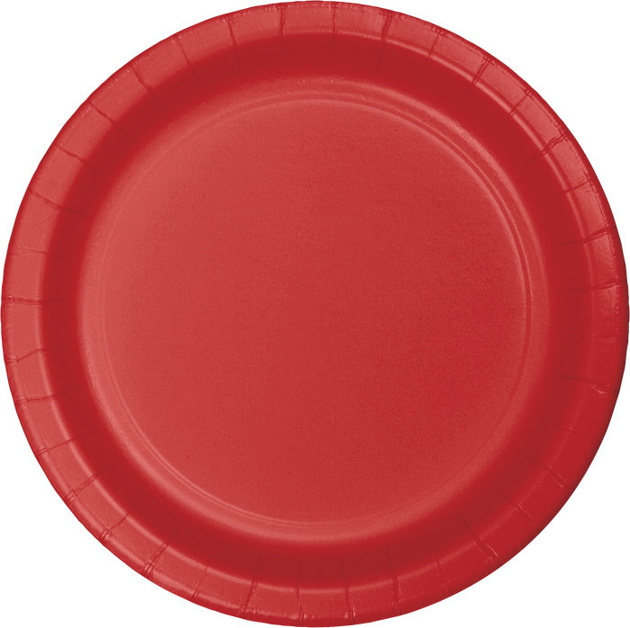 240ct Bulk Classic Red Dessert Plates by Creative Converting