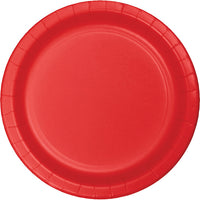 Bulk 900ct Classic Red Dessert Plates 