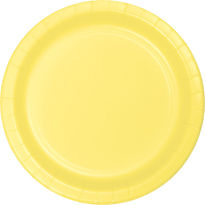 Bulk 240ct Mimosa Paper 6.75 inch Dessert Plates 
