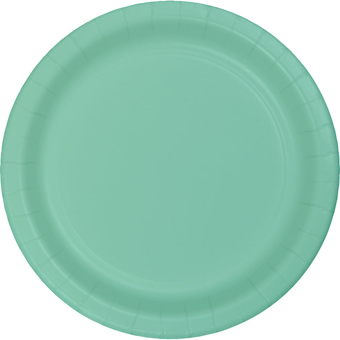 240ct Bulk Fresh Mint Green Dessert Plates by Creative Converting