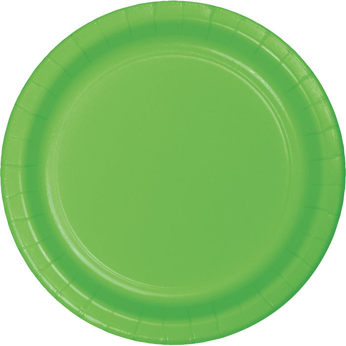 Bulk 96ct Fresh Lime Green Value Friendly Dessert Plates 