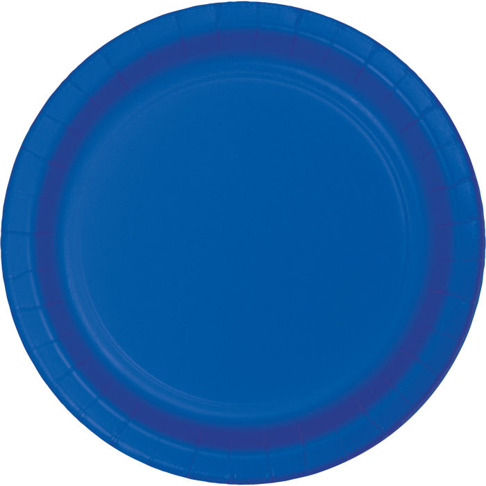 240ct Bulk Cobalt Blue Dessert Plates by Creative Converting