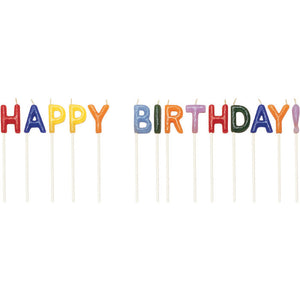 Happy Birthday Pick Candles, 14 ct by Creative Converting