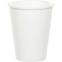 Bulk 96ct White Value Friendly 9 oz Hot & Cold Cups 