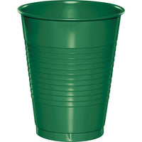 Bulk 240ct Emerald Green 16 oz Plastic Cups 