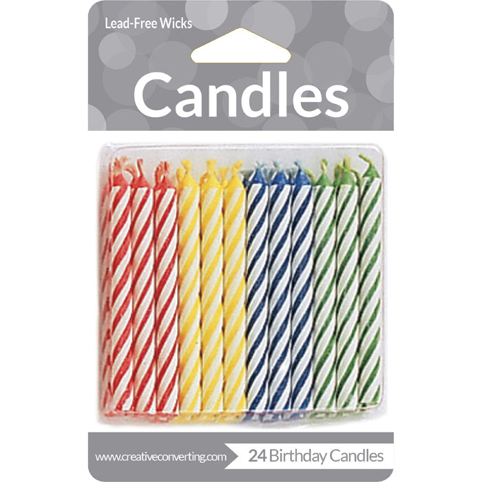 288ct Bulk Assorted Primary Color Candles