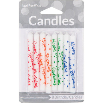 Bulk Happy Birthday Candles (48 per Case)