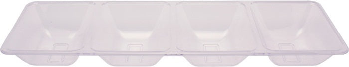 Clear Plastic Tray 16" Divided by Creative Converting