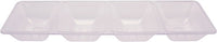 Bulk 6ct Clear Form & Function 4-Compartment Tray 