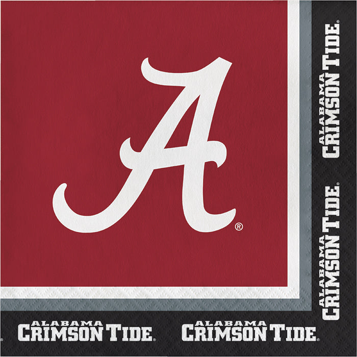 240ct Bulk University of Alabama Luncheon Napkins