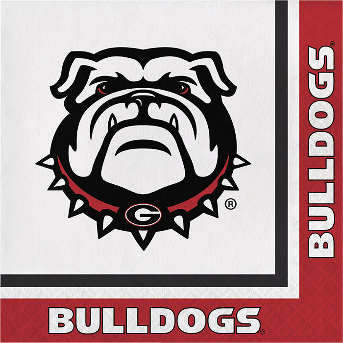 240ct Bulk University of Georgia Luncheon Napkins