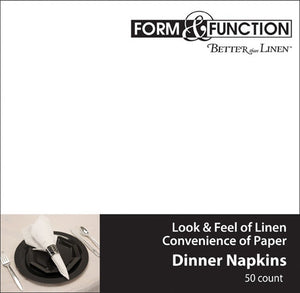 600ct Bulk White Better than Linen Dinner Napkins Catering Pack by Creative Converting