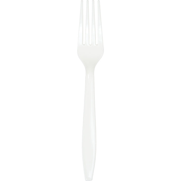 Bulk 288ct White Plastic Forks 