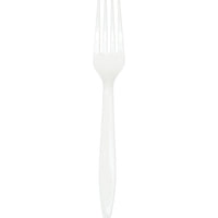 Bulk 288ct White Plastic Forks 