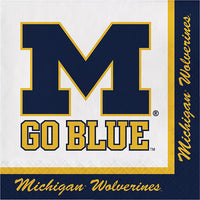 240ct Bulk University of Michigan Luncheon Napkin