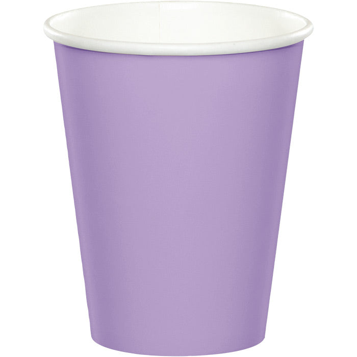 Bulk 240ct Luscious Lavender 9 oz Hot & Cold Cups 