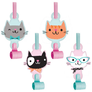 Purr-Fect Party Blowouts W/Med, 8 ct by Creative Converting