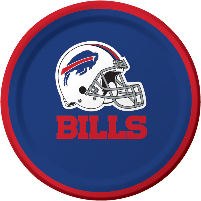 96ct Bulk Buffalo Bills Dessert Plates
