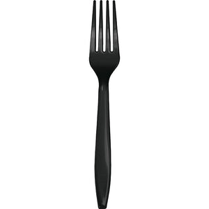 Bulk 600ct Black Velvet Bulk Plastic Forks 