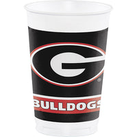 96ct Bulk University of Georgia 20 oz Plastic Cups