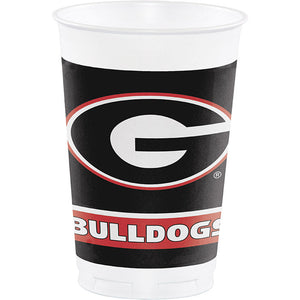 University Of Georgia 20 Oz Plastic Cups, 8 ct by Creative Converting