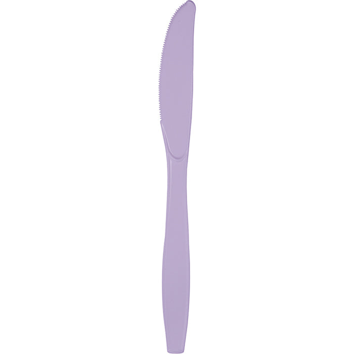 Bulk 288ct Luscious Lavender Plastic Knives 