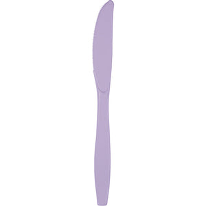 Luscious Lavender Purple Plastic Knives, 24 ct by Creative Converting
