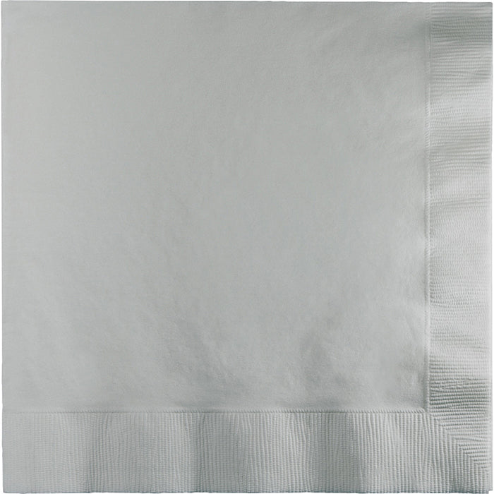 Shimmering Silver Luncheon Napkin 3Ply, 50 ct by Creative Converting