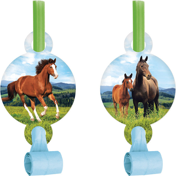 Horse And Pony Blowers w/ Medallions (48/Case)