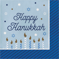 192ct Bulk Hanukkah Celebration Luncheon Napkins