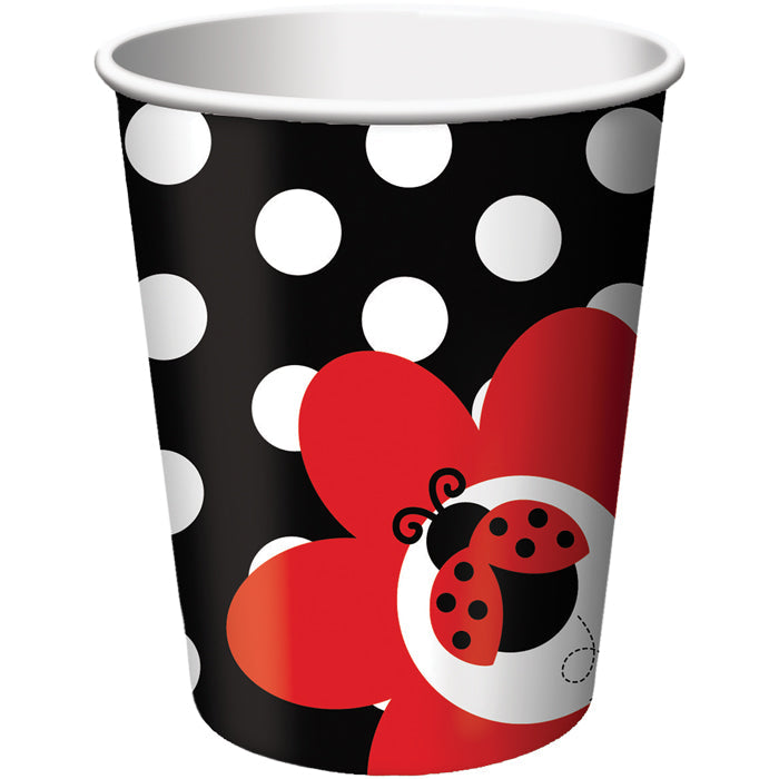 Ladybug Fancy Cups, Hot/Cold 9 Oz (96/case)