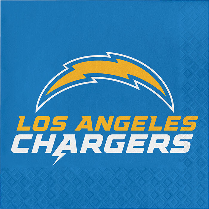 192ct Bulk Los Angeles Chargers Luncheon Napkins