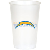 96ct Bulk Los Angeles Chargers 20 oz Plastic Cups