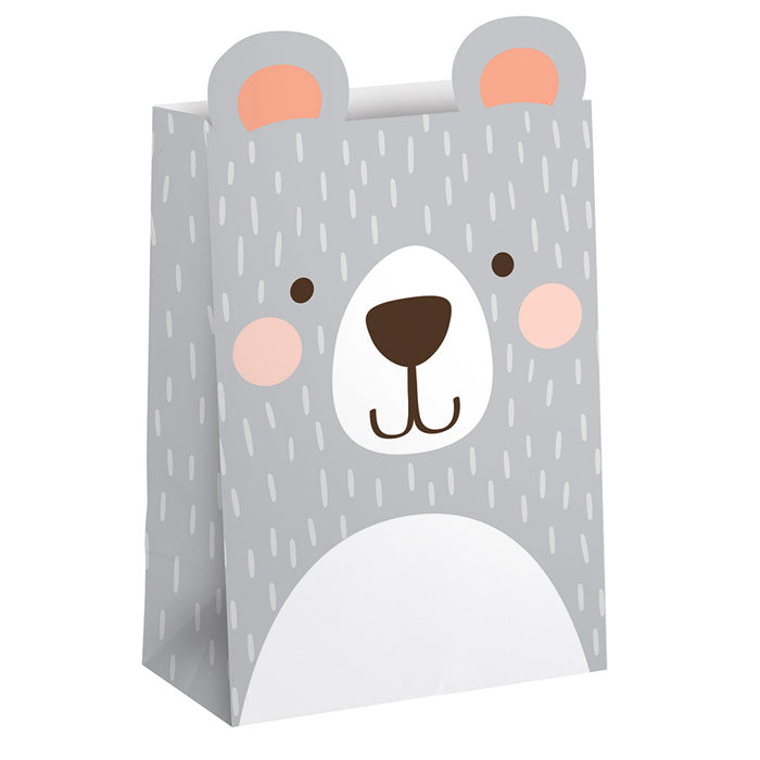 Birthday Bear Paper Favor Bags (96/Case)