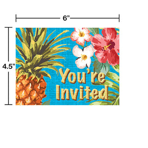 48ct Bulk Aloha Invitations